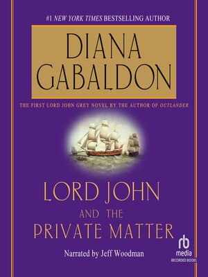 cover image of Lord John and the Private Matter "International Edition"